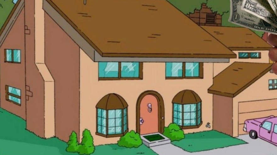 La casa de Los Simpsons