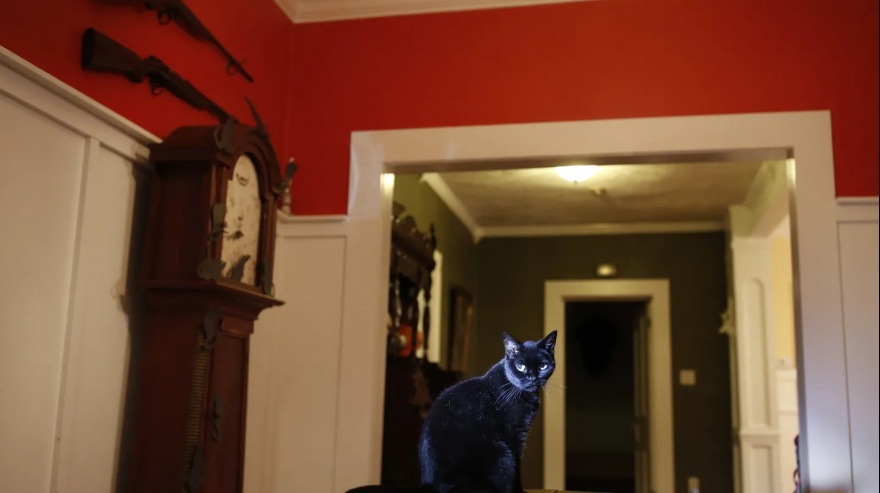 La casa de Shane Booth en Benson, Carolina del Norte,