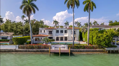 Una lujosa propiedad frente al mar en Miami Beach fue vendida por más de USD 132 millones