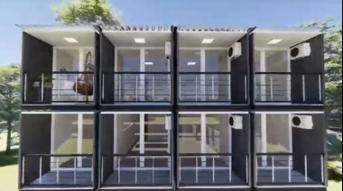 Venden departamentos a u$s18.000 en el primer edificio de la Argentina hecho con contenedores