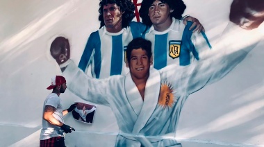 Maradona, Houseman y Bonavena, parte del “Street Art” que embellece Buenos Aires