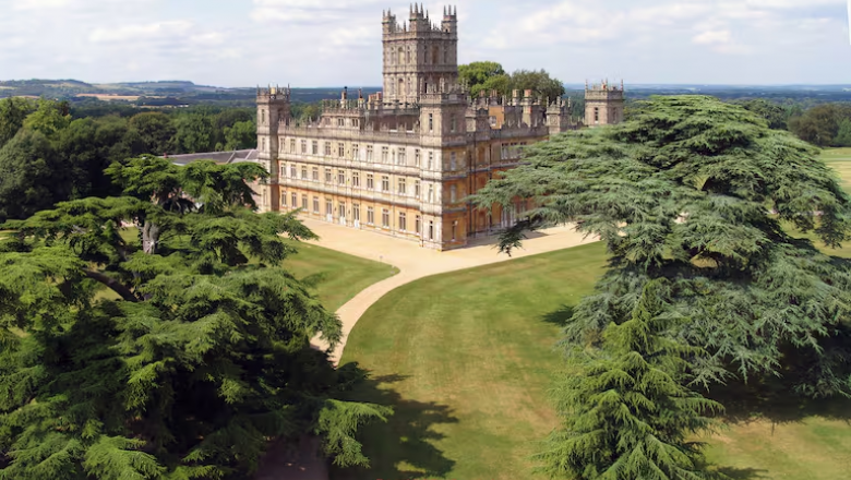 La mansión más grande de Hampshire: así es el castillo donde se filmó “Downton Abbey”