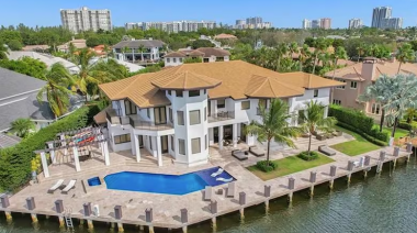 La casa de Messi en Miami donde festeja y se recupera de su lesión en el tobillo