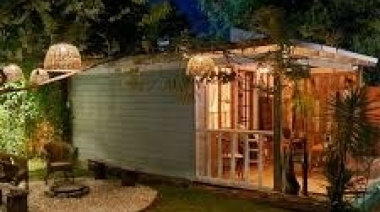 Una tiny house inteligente para turistas muy cerca de CABA